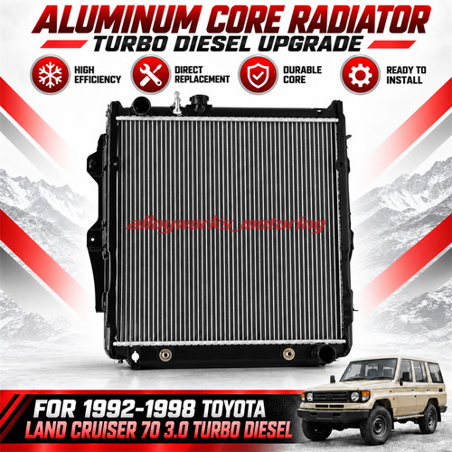 Aluminum core radiator for - core,