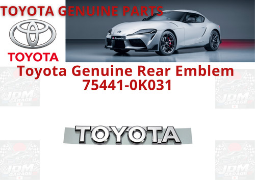 Toyota genuine rear emblem - genuine,
