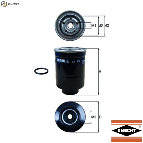 Fuel filter 83d for toyota - fuel,