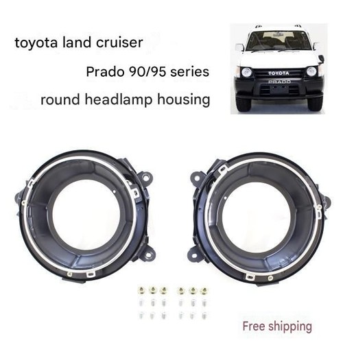 Round headlight lamp housing - round,