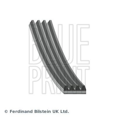 Blue print ad04r1719 ribbed - blue,